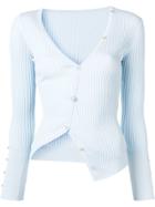 Jacquemus Asymmetric Cardigan - Blue