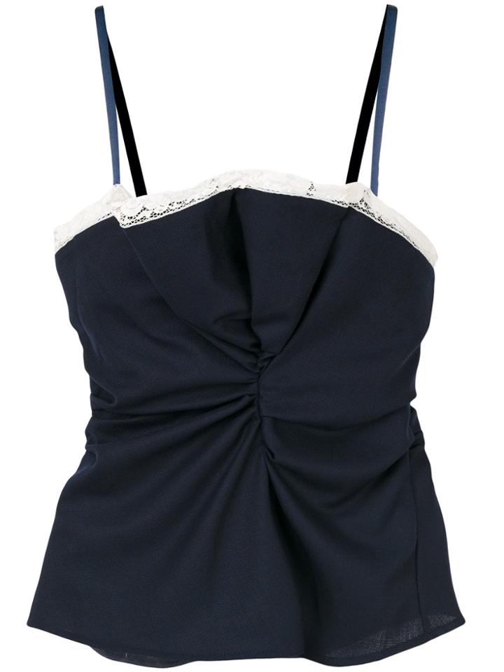 Jacquemus Gathered Front Top - Blue