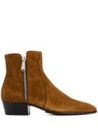 Balmain Mike Ankle Boots - Brown