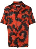 Givenchy Contrast Print Short-sleeve Shirt - Red