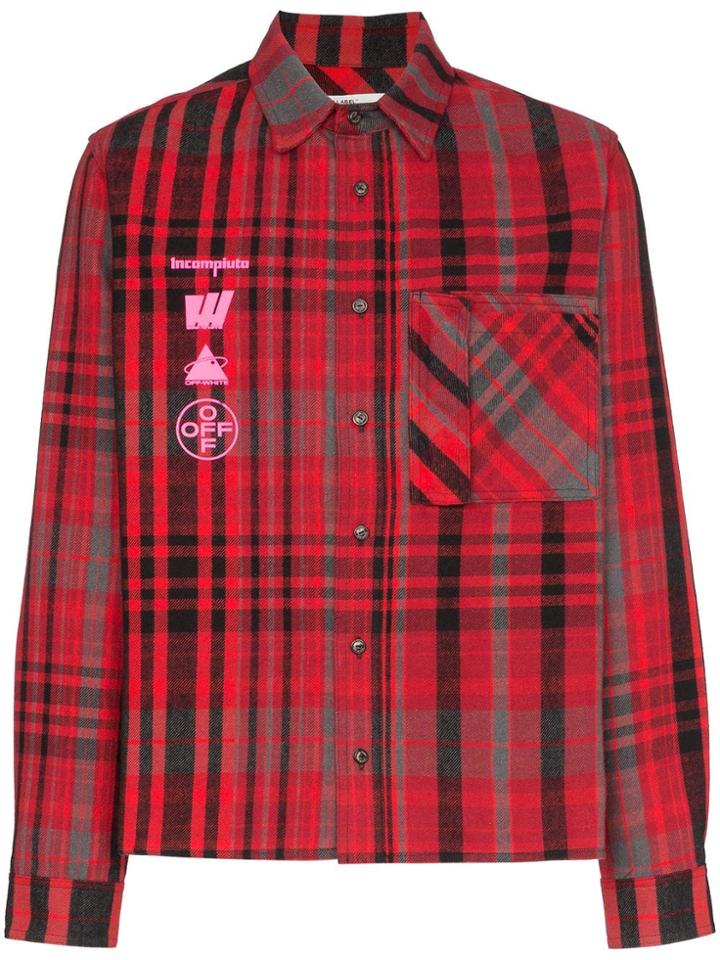 Off-white Mariana De Silva Check Shirt - Red