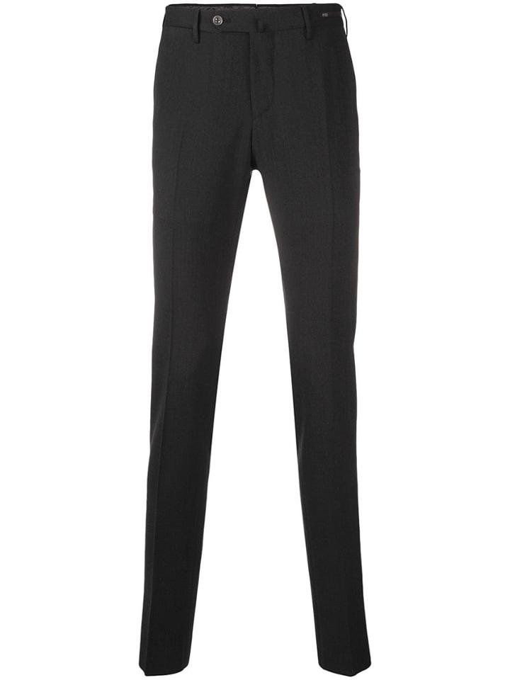 Pt01 Mid-rise Tailored Trousers - Grey