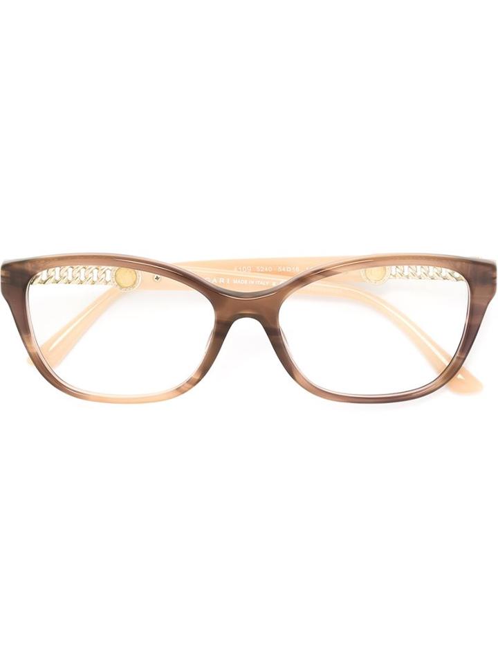 Bulgari Square Frame Glasses
