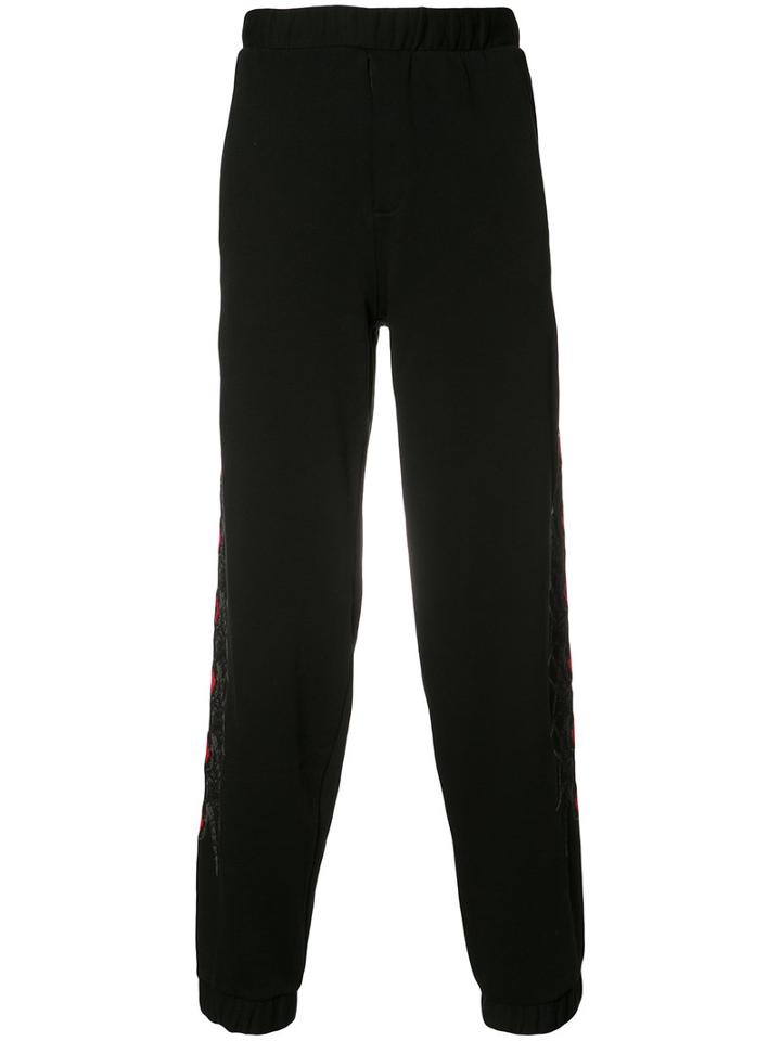 Marcelo Burlon County Of Milan Tulio Track Pants, Men's, Size: Small, Yellow/orange, Cotton