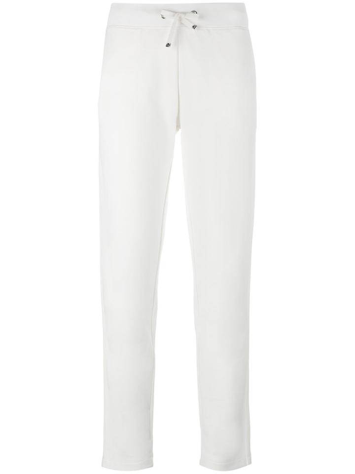 Moncler - Fleece Track Pants - Women - Cotton - Xl, White, Cotton
