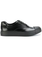 Prada Lace-up Oxford Shoes - Black