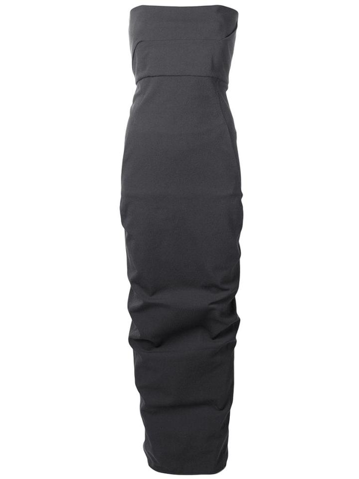 Rick Owens Long Sleeveless Dress - Grey