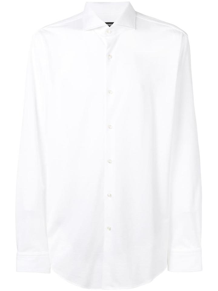 Boss Hugo Boss Spread Collar Shirt - White