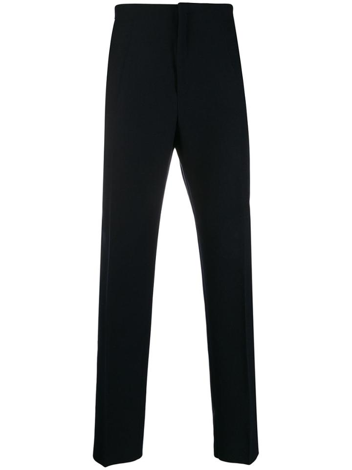 Bottega Veneta Pleated Details Slim Trousers - Blue