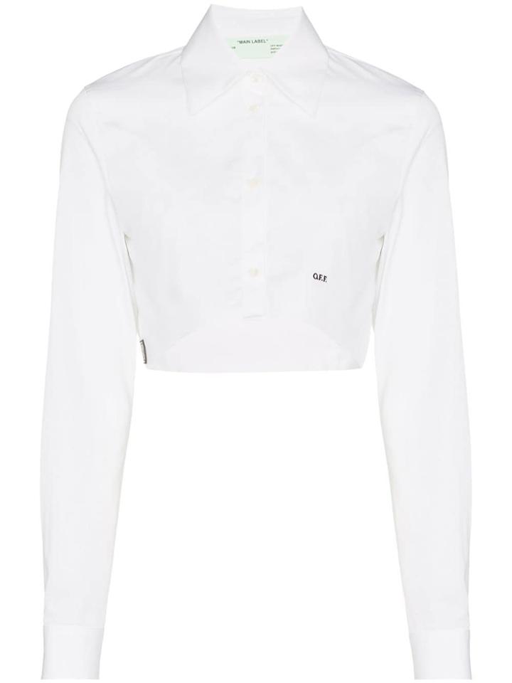 Off-white Cropped Shirt
