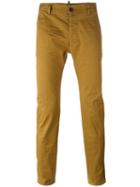 Dsquared2 Slim Fit Chinos, Men's, Size: 46, Nude/neutrals, Cotton/spandex/elastane