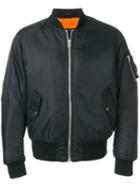 Calvin Klein 205w39nyc Classic Zipped Bomber Jacket - Black