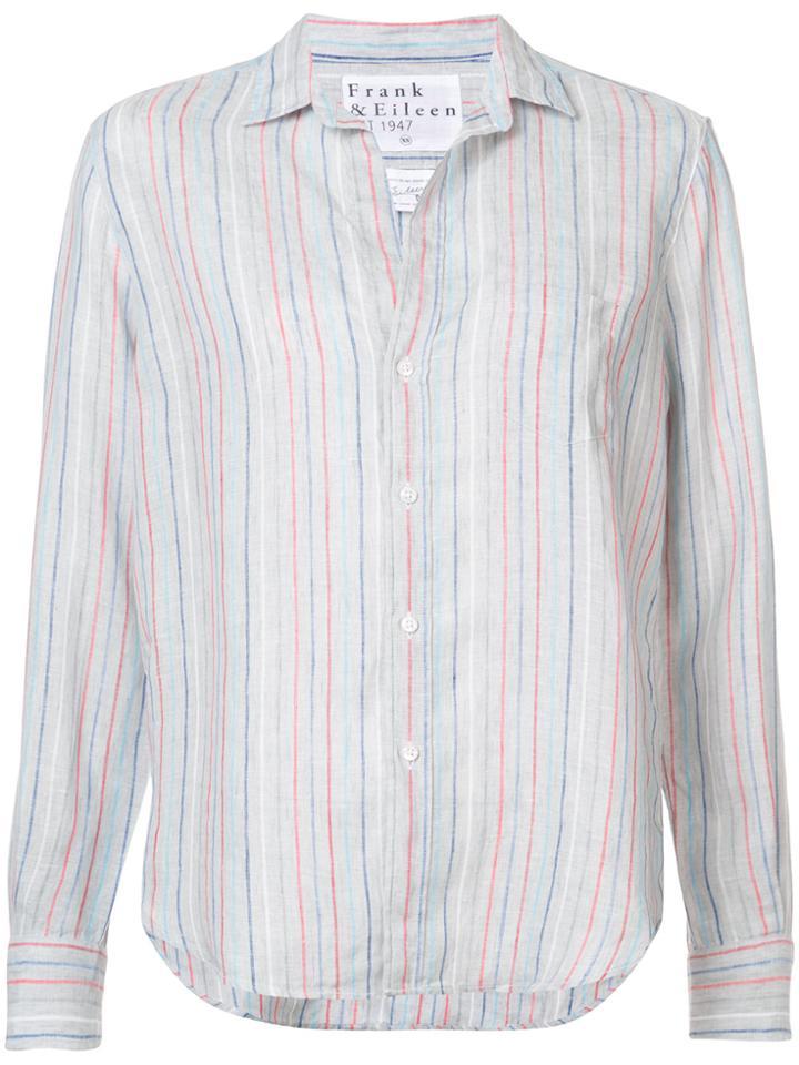 Frank & Eileen Striped Shirt - Grey