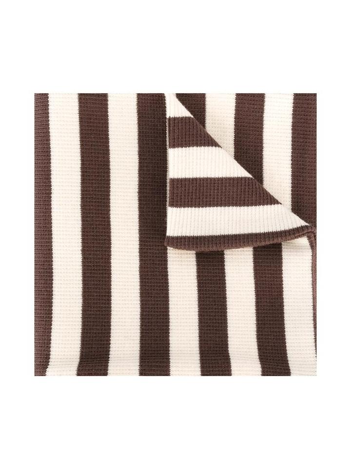 Mini Rodini Striped Scarf, Girl's, Brown