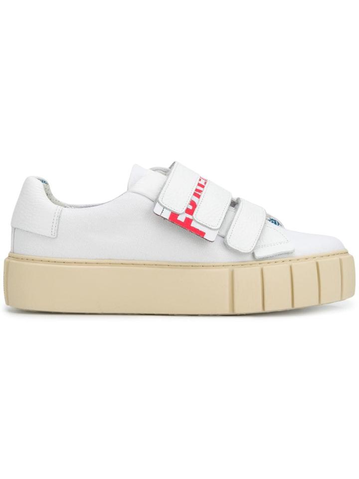 Primury Fragile Touch Strap Sneakers - White