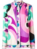 Emilio Pucci Abstract Print Shirt - Pink & Purple