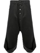 Christopher Nemeth Slouch Cropped Trousers - Black