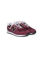 New Balance Kids Teen 574 Core Sneakers - Red
