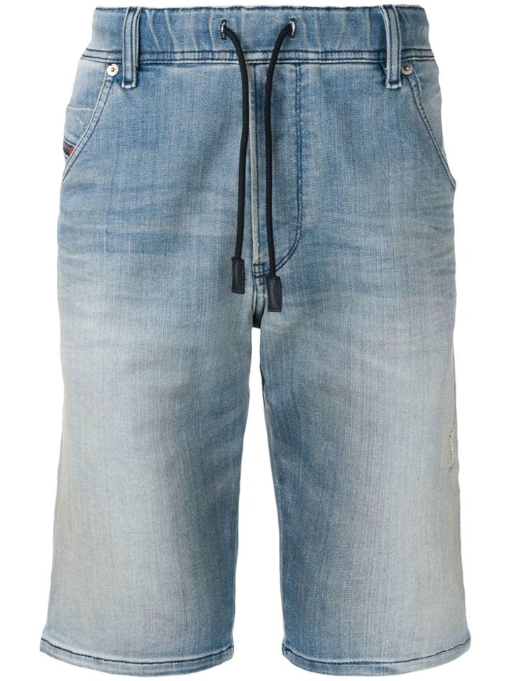 Diesel Faded Regular Shorts - Blue