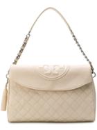 Tory Burch Fleming Fold-over Hobo Bag - Nude & Neutrals