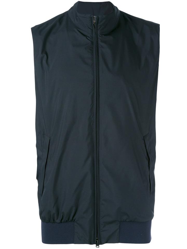 Herno - Classic Gilet - Men - Polyamide/polyester/spandex/elastane/viscose - 54, Blue, Polyamide/polyester/spandex/elastane/viscose