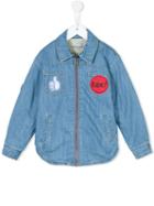 Stella Mccartney Kids 'merle' Badges Shirt, Boy's, Size: 12 Yrs, Blue