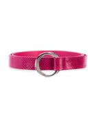 Carolina Herrera Double Wrap Loop Belt - Pink