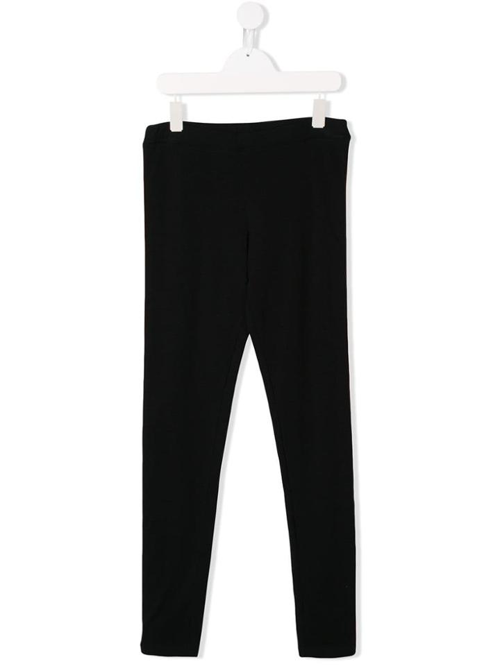 Gcds Kids Teen Side Panelled Leggings - Black