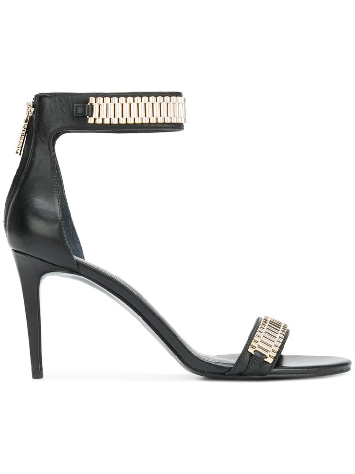 Kendall+kylie Metal Trim Sandals - Black