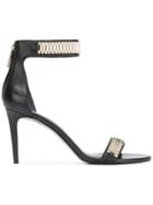 Kendall+kylie Metal Trim Sandals - Black