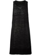 Onebyme - Racer Back Tank Top - Men - Linen/flax/viscose - 4, Black, Linen/flax/viscose