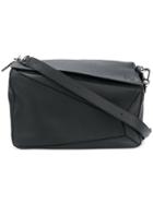 Loewe Geometric Shoulder Bag - Black