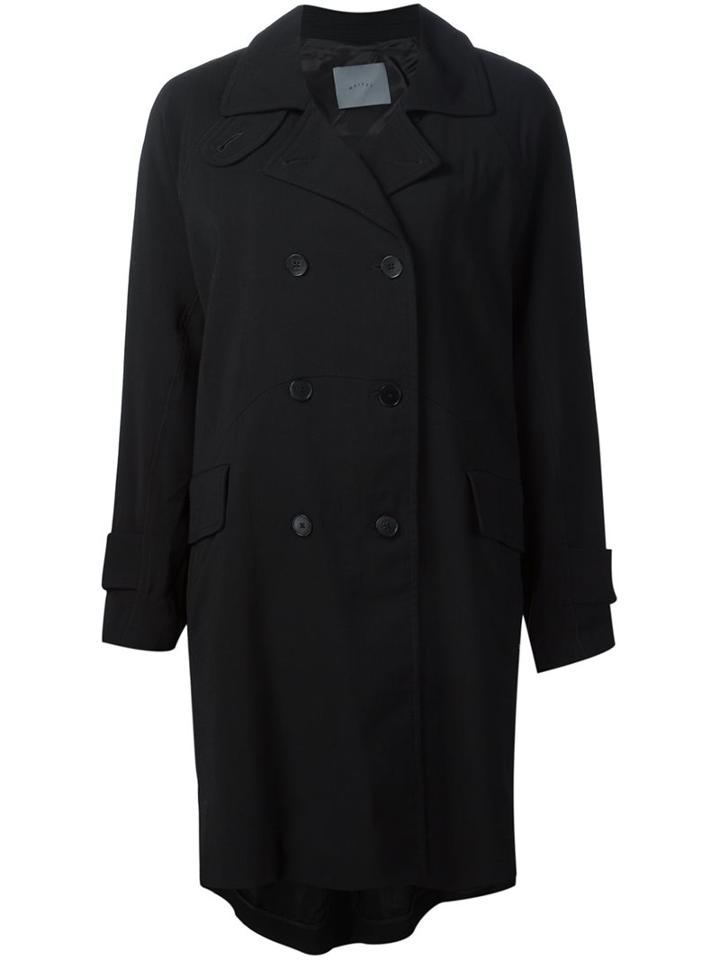 Maiyet Mid-length Trench, Women's, Size: 2, Black, Nylon/spandex/elastane/viscose