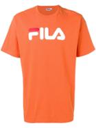 Fila Logo Print T-shirt - Orange