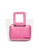 Staud Pink Shirley Mini Leather Tote Bag
