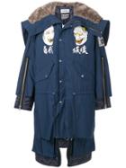 Kidill Layered Punk Parka - Blue