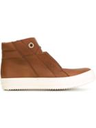 Rick Owens Island Dunk Sneakers, Men's, Size: 41, Brown, Calf Leather/rubber