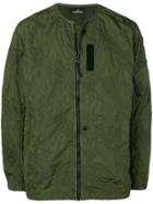 Stone Island Shadow Project Imprinted Bomber Jacket - Green
