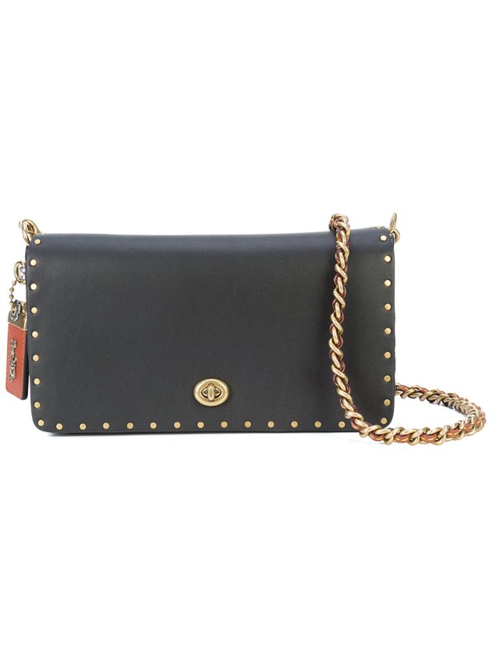 Coach Border Rivets Dinky Bag - Black