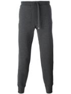 Dolce & Gabbana Slim Fit Track Pants, Men's, Size: 46, Grey, Cotton/polyester