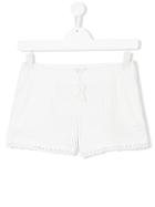 Chloé Kids Broderie Anglaise Shorts - White