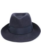 Stella Mccartney Ribbon Detail Hat, Women's, Size: 56, Grey, Wool Felt
