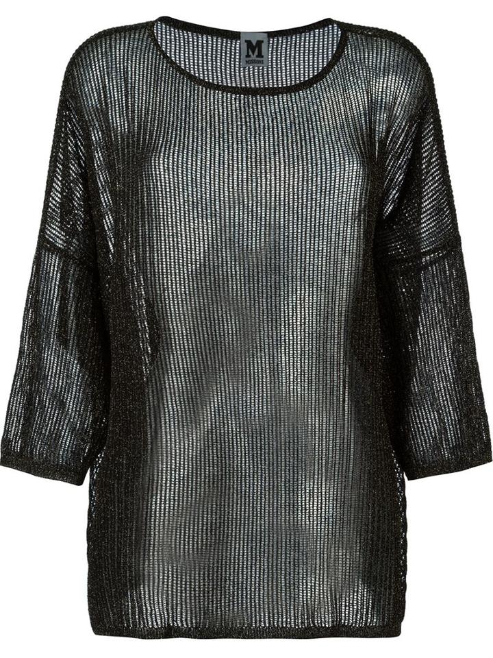 M Missoni Open Knit Sweater