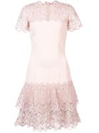 Jonathan Simkhai Diamond Crepe Mini Dress - Pink