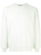 Caban Dropped Shoulder Sweater - Green