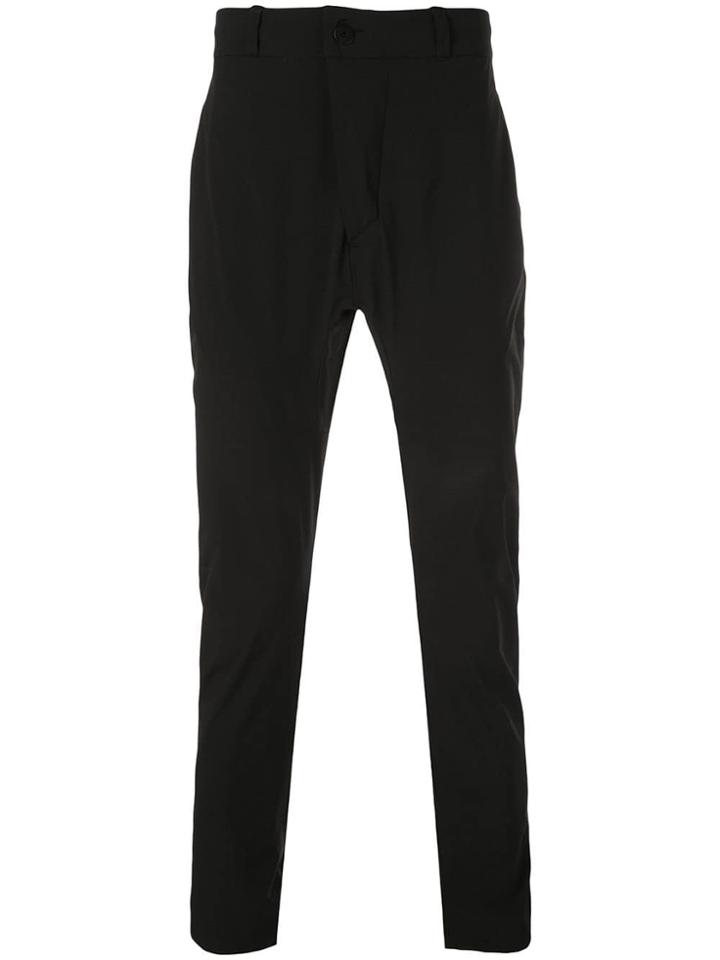 11 By Boris Bidjan Saberi Logo Printed Trousers - Black