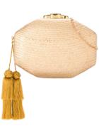 Rafe Interwoven Clutch Bag - Metallic