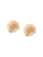 Aurelie Bidermann Floral Shape Clip-on Earrings - Gold