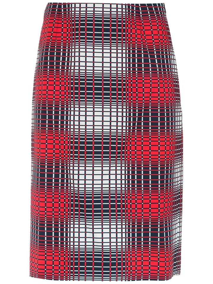 Reinaldo Lourenço Checked Straight Skirt - Multicolour