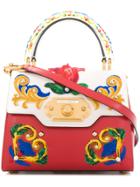 Dolce & Gabbana Welcome Majolica Embroidered Tote Bag